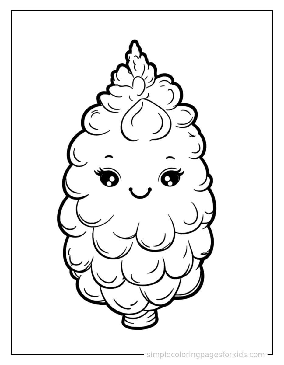 Pinecone Coloring Pages