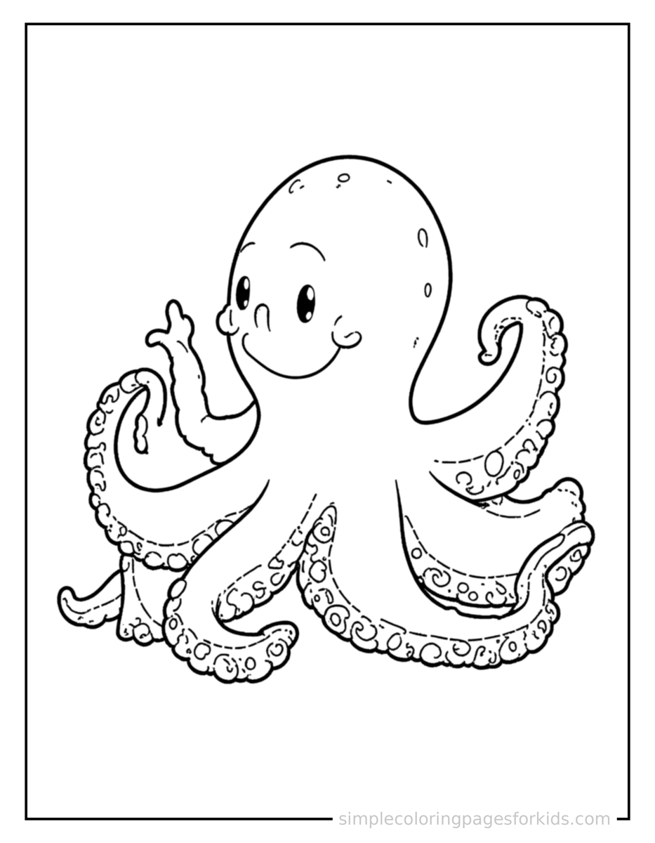 Octopus Coloring Pages