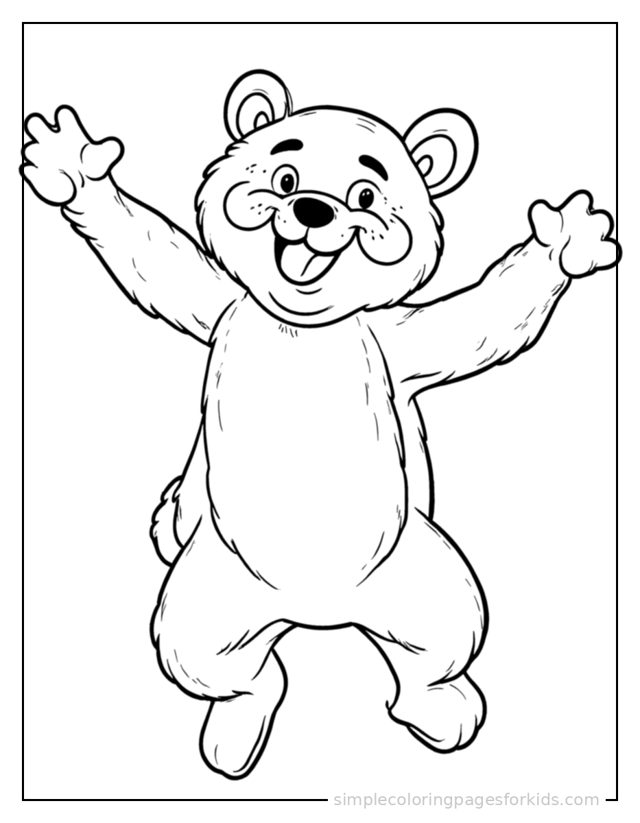 Printable panda coloring page for kids