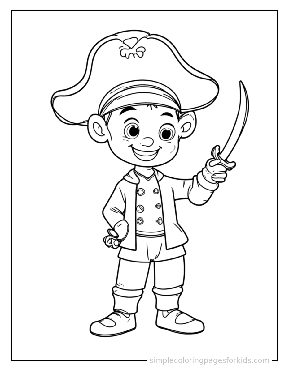 Pirate Captain Coloring Pages