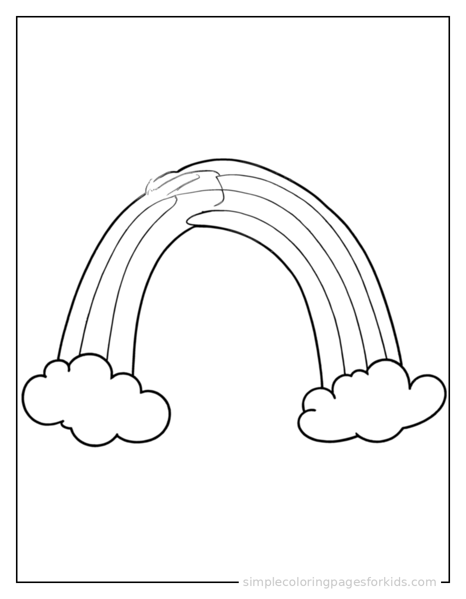Rainbow Coloring Pages
