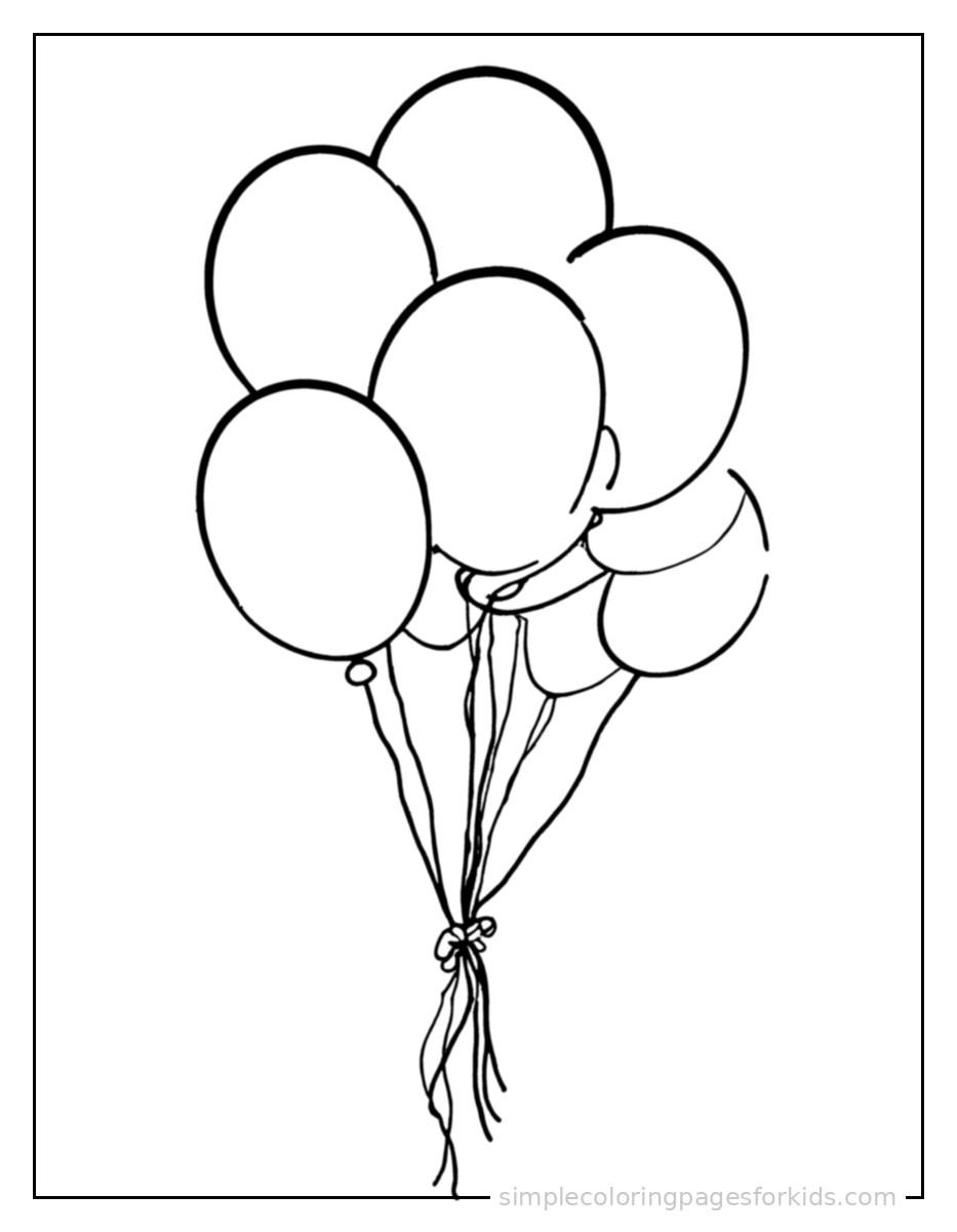 Printable rainbow coloring page for kids