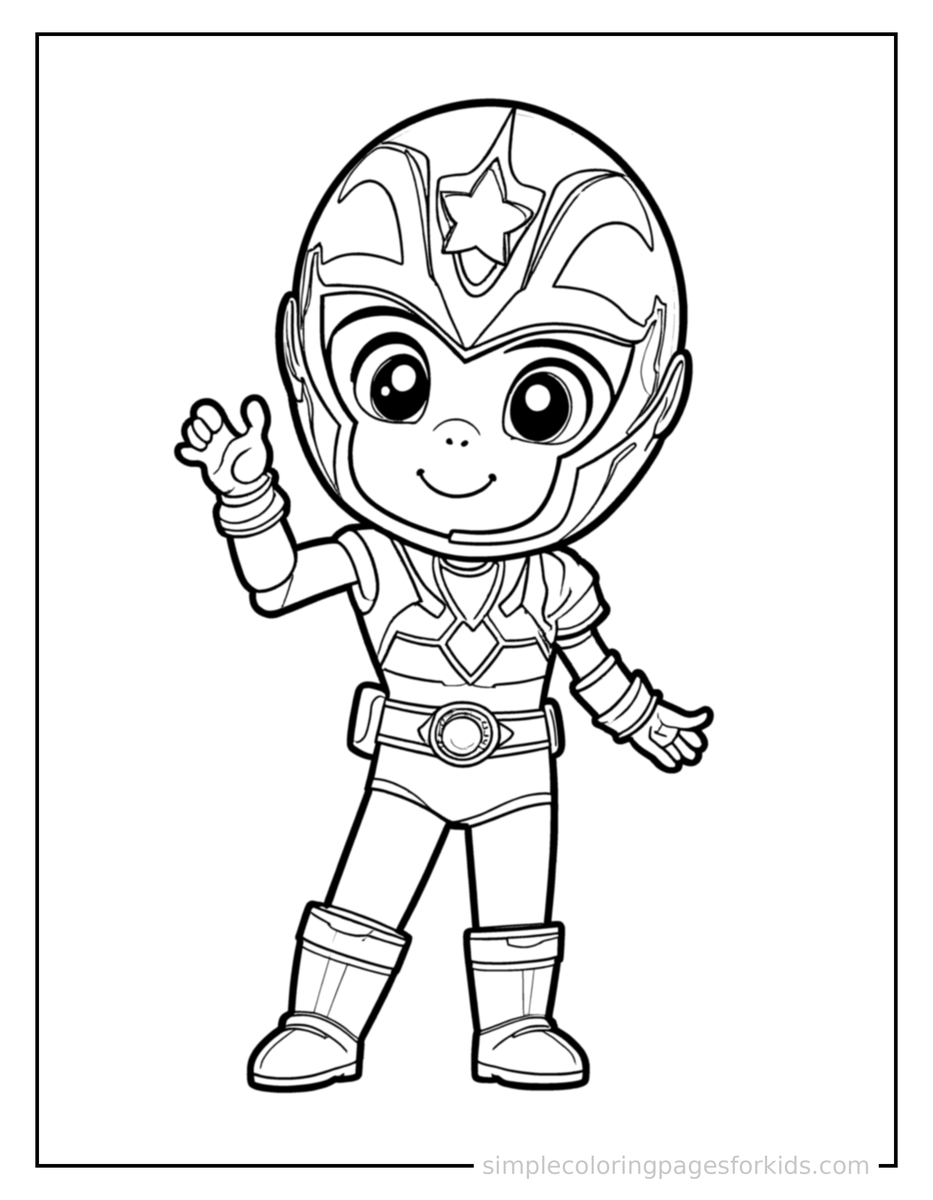Ranger Squad Hero Coloring Pages