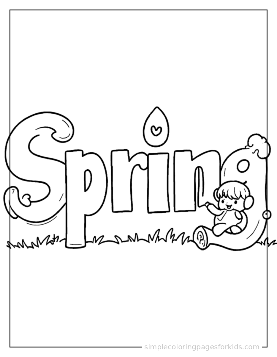 Seasons Coloring Pages