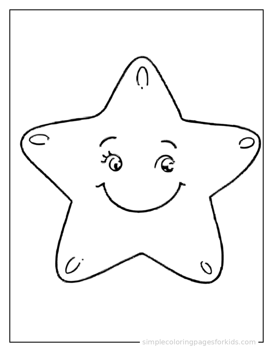Printable shapes coloring page for kids