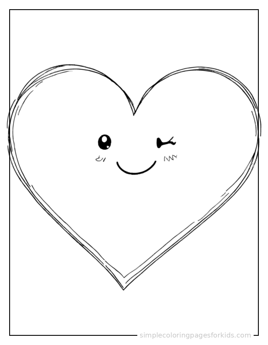 Printable shapes coloring page for kids