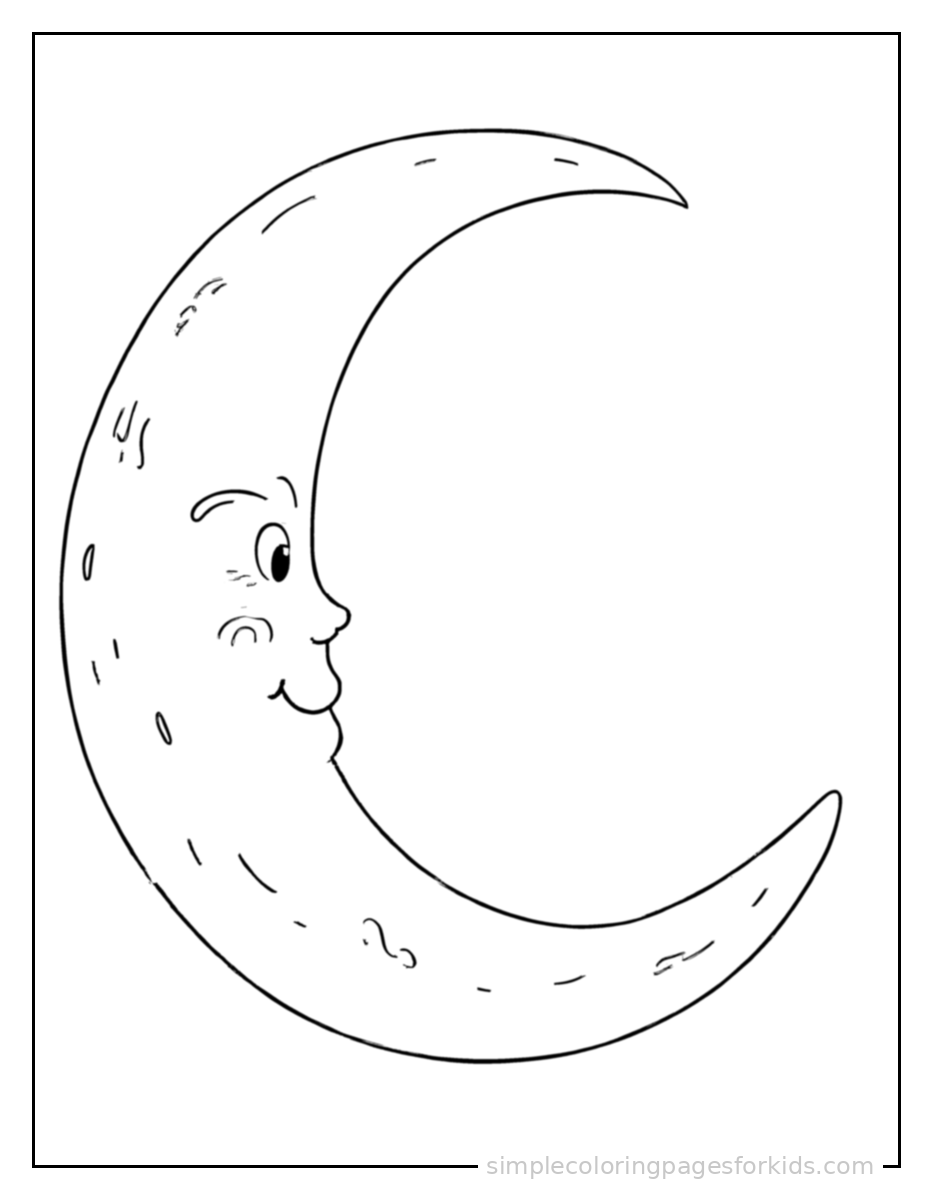 Printable shapes coloring page for kids