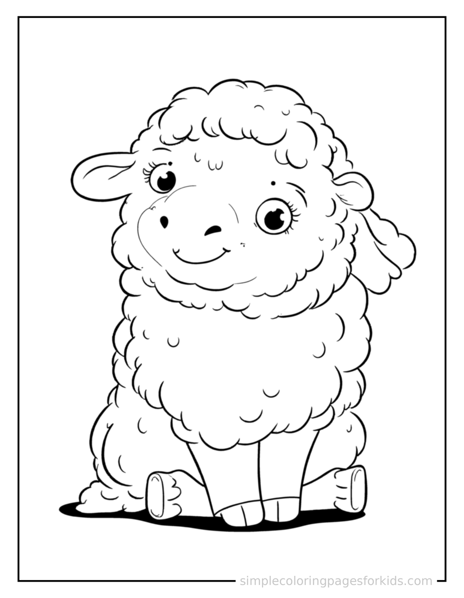 Sheep Coloring Pages