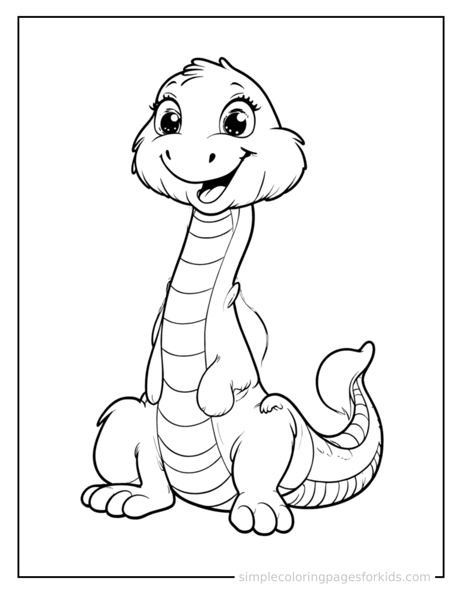 Proud Snake Coloring Page