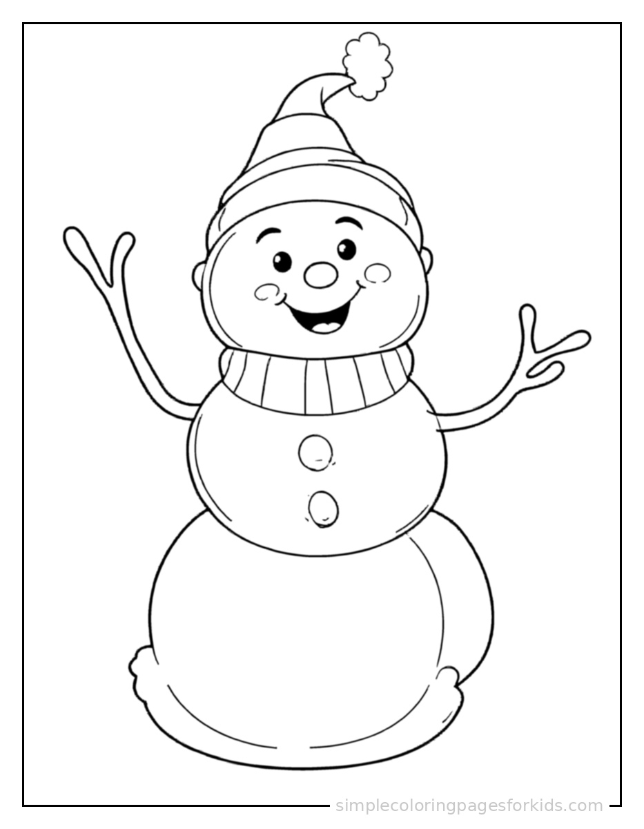 Snowman Coloring Pages