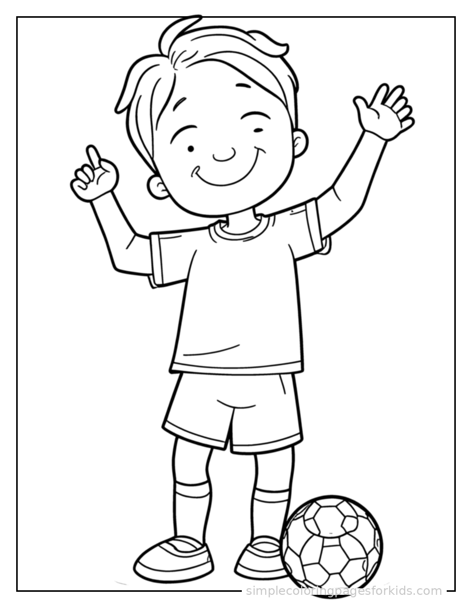 Soccer Coloring Pages