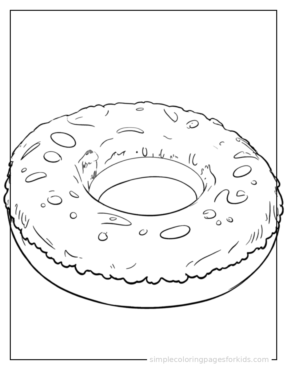 Printable summer coloring page for kids