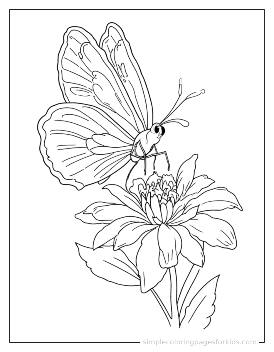 Printable summer coloring page for kids