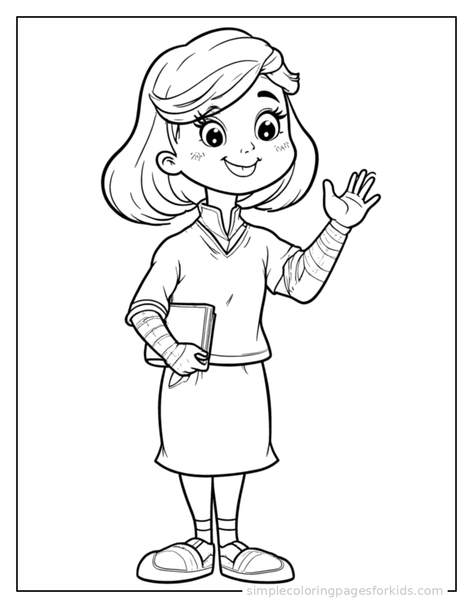 Teacher Coloring Pages
