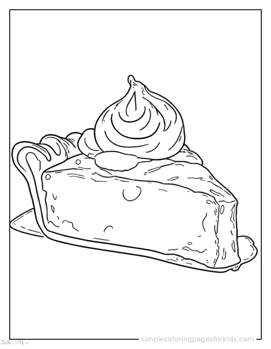 Printable thanksgiving coloring page for kids