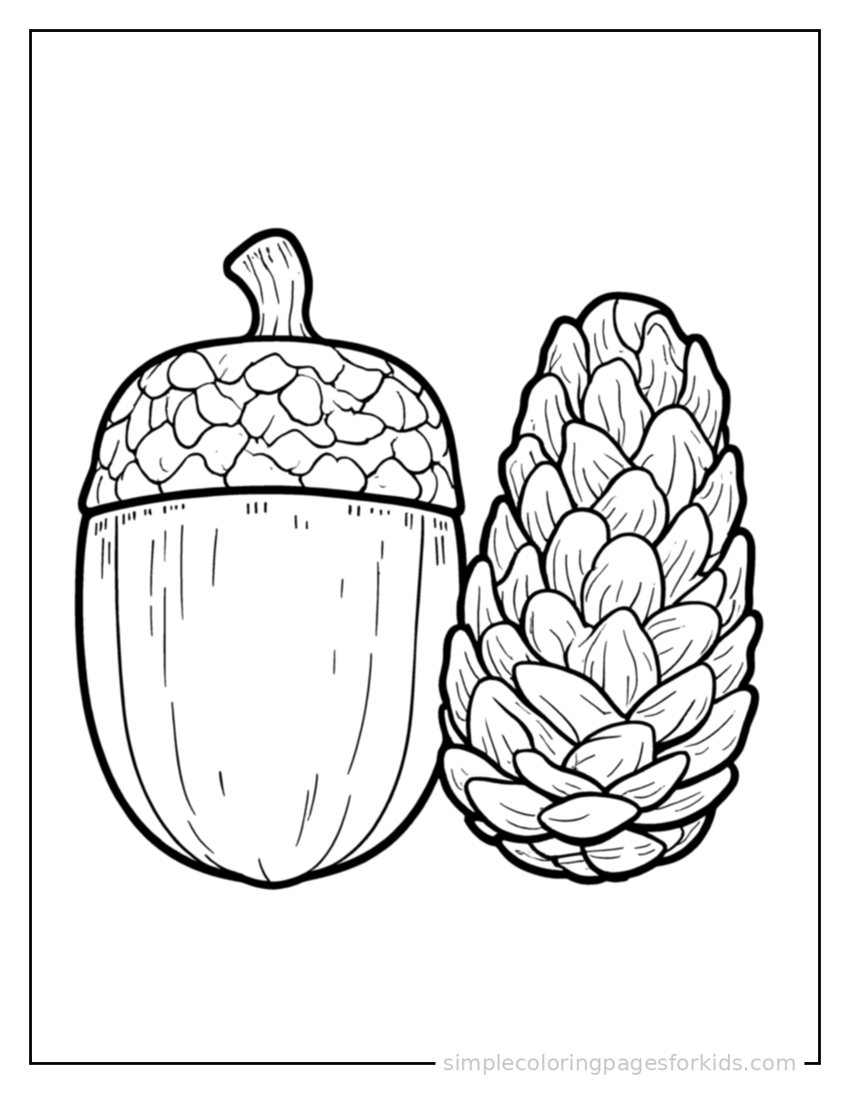 Printable thanksgiving coloring page for kids