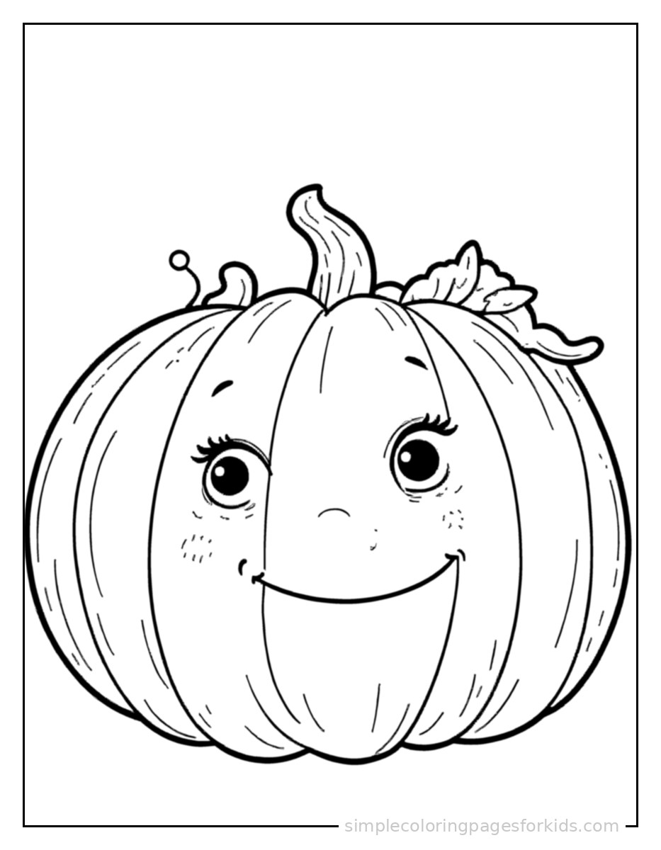 Printable thanksgiving coloring page for kids