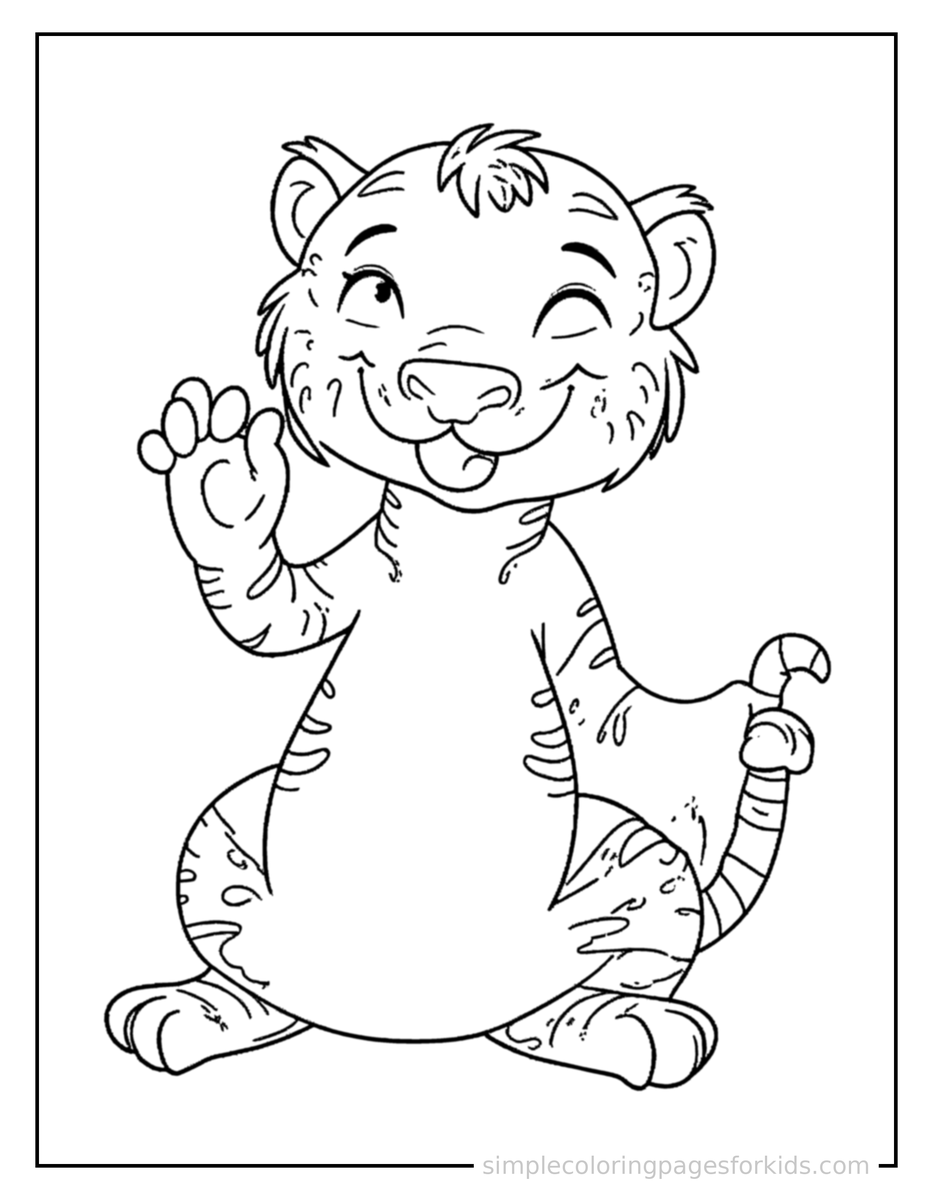 Tiger Coloring Pages