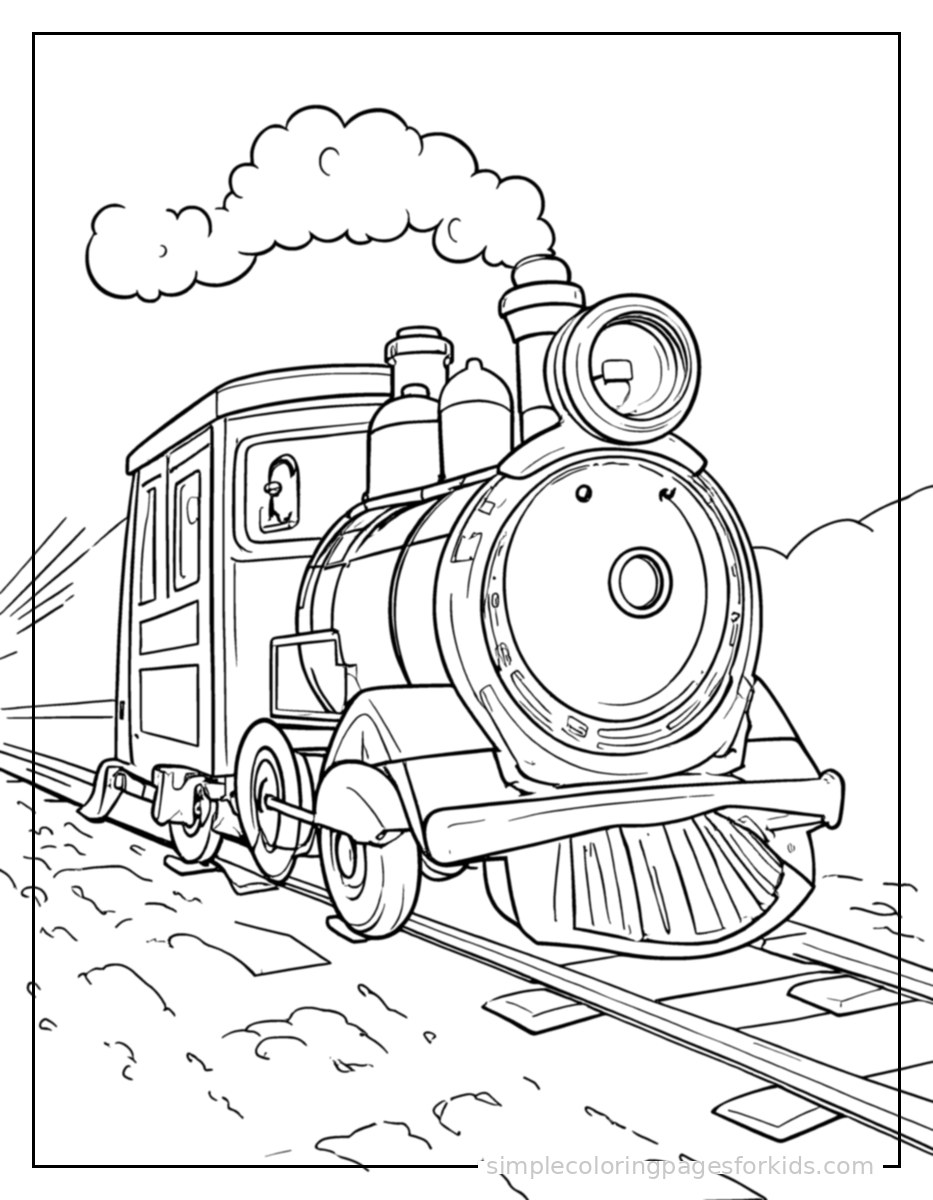 Train Coloring Pages
