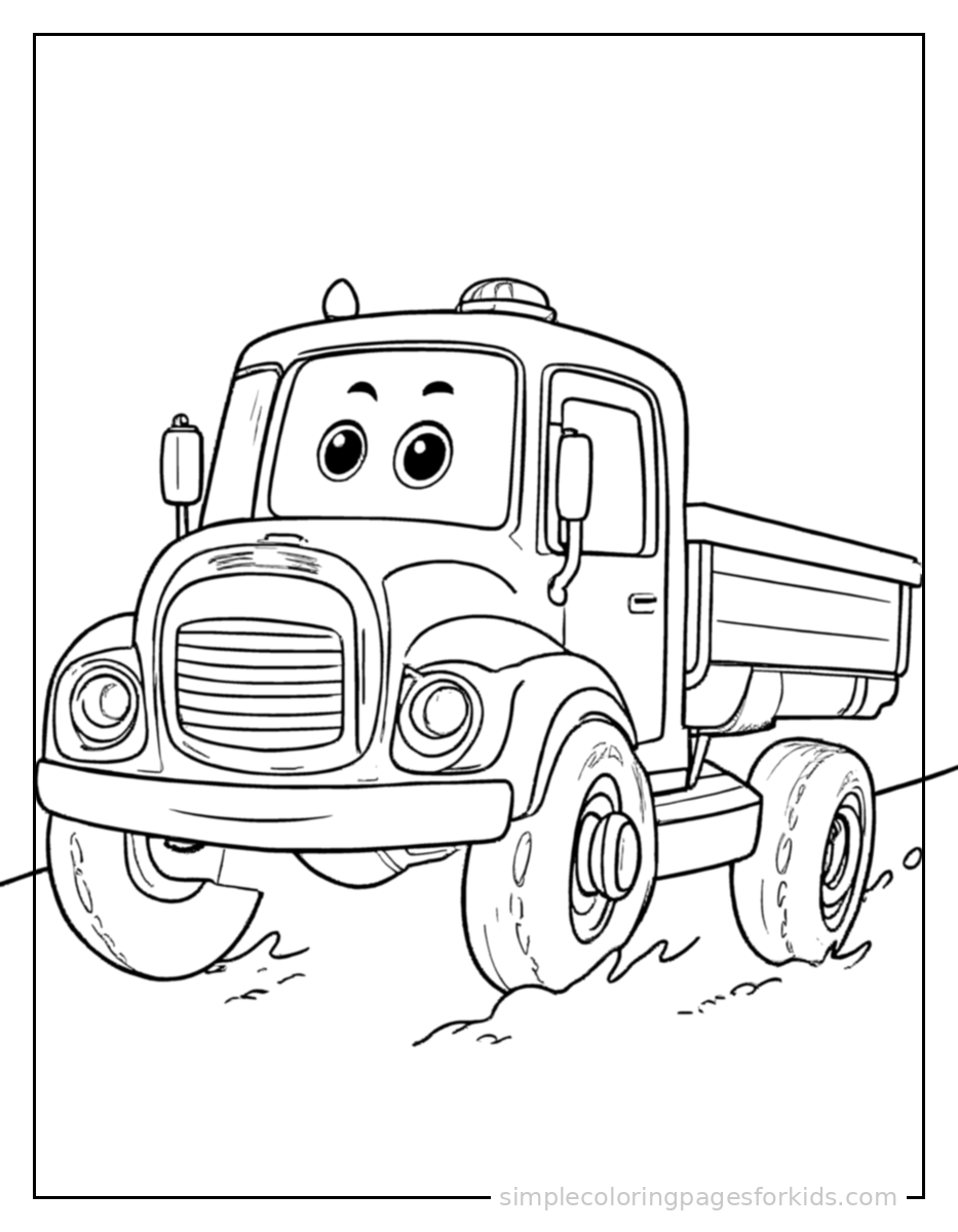 Truck Coloring Pages