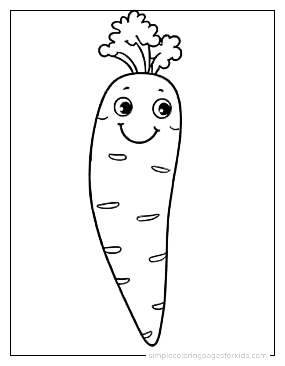 Vegetables Coloring Pages