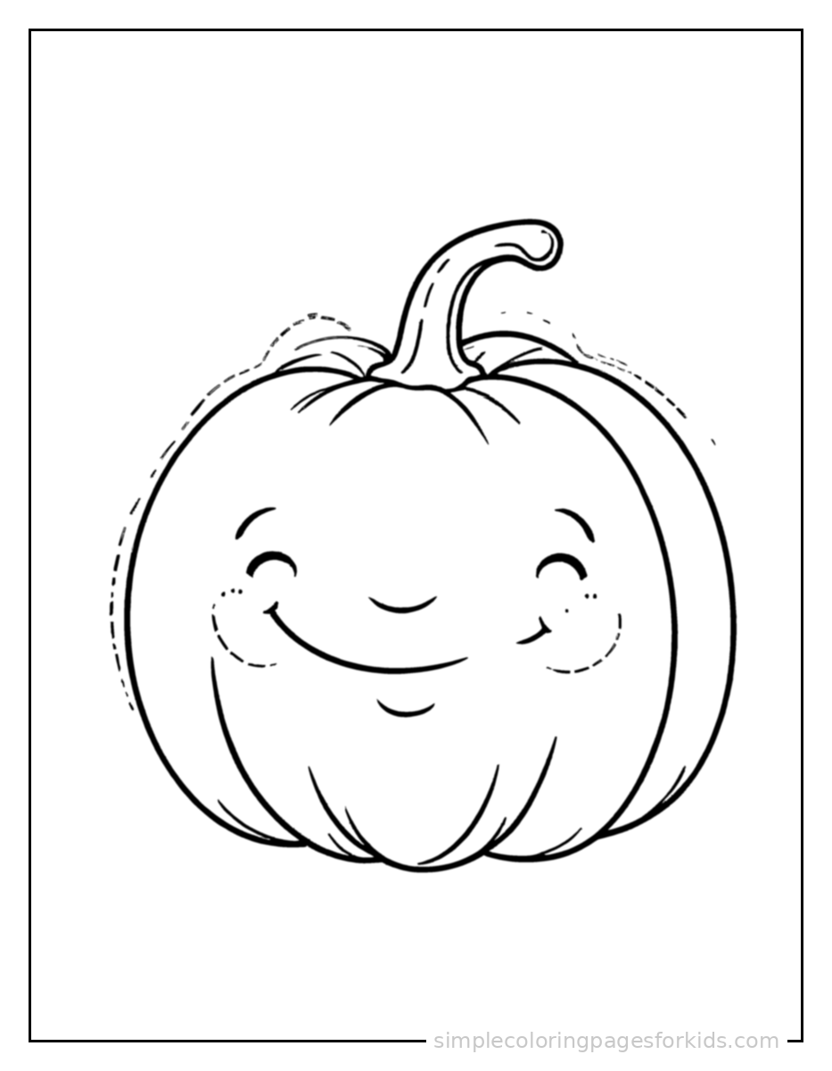 Printable vegetables coloring page for kids