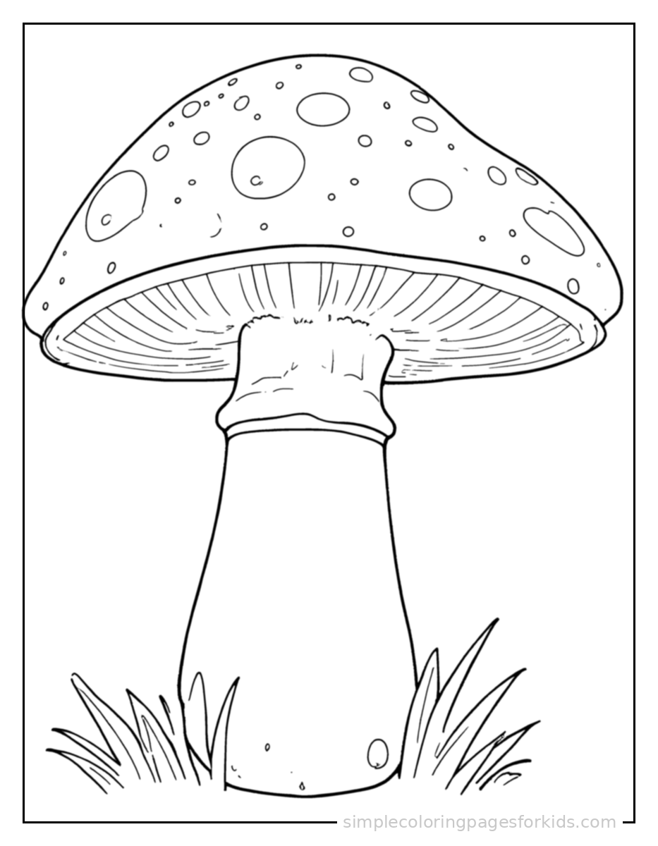 Printable vegetables coloring page for kids