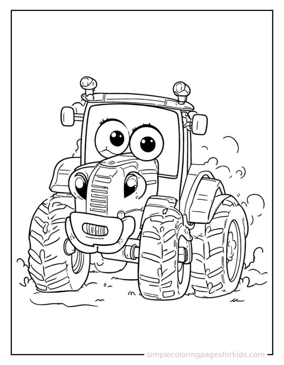 Tractor Coloring Pages