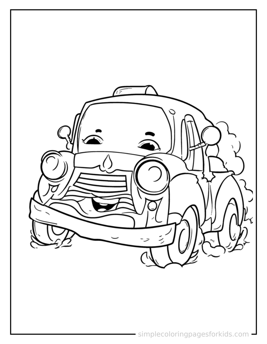 Limousine Coloring Pages
