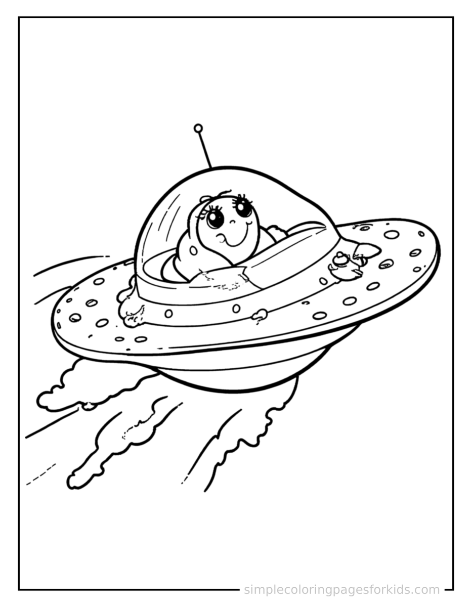 Ufo Coloring Pages