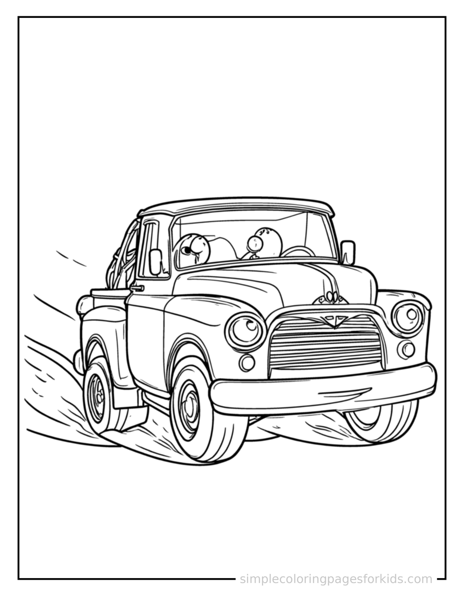 Pickup Truck Coloring Pages