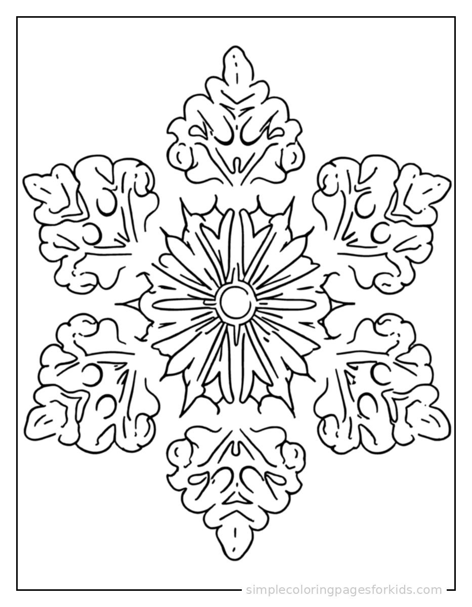 Winter Coloring Pages