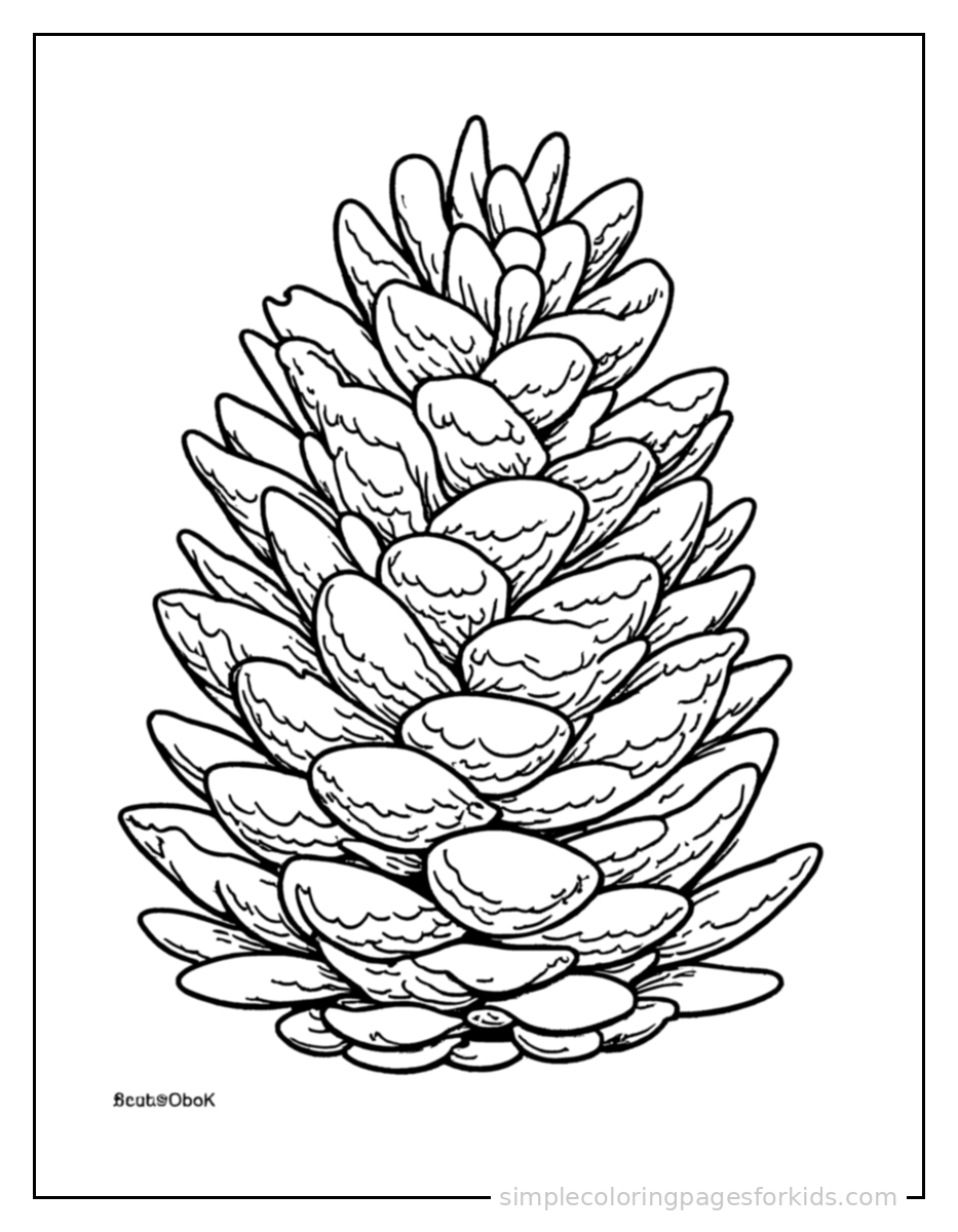 Printable winter coloring page for kids